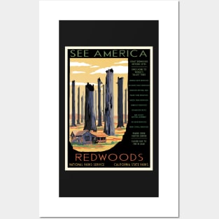 National Parks 2050: Redwoods Posters and Art